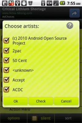 Pick-a-Tone android App screenshot 1